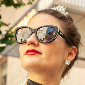 Goodr Sunglasses, black in style Breakfast Run to Tiffany's